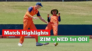 Zimbabwe vs Netherland 1st ODI 2023 Highlights | ZIM vs NED 1st ODI 2023