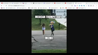 Mexican trumpet boy meme