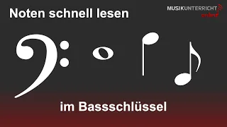 Notenlesen im Bassschlüssel (F-Schlüssel) – einfach erklärt + Tricks