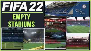 FIFA 22 | ALL 100 NEW LICENSED EMPTY STADIUMS & TURNSTILES | Next Gen - PS5 & Xbox Series X