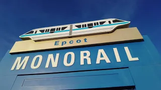 WDW MONORAIL - TTC to Epcot, the FULL experience