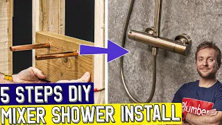 How to fit a mixer shower in 5 STEPS DIY VitrA Aquaheat Bliss