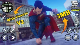 [3MB]🔥 Superman v2 Mod For 😱😱Gtasa Android By [Modding Ok]