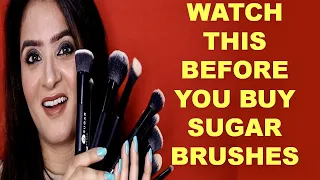 **LAUNCH ALERT** SUGAR BLEND TREND MAKEUP BRUSHES HONEST REVIEW--ALL BRUSHES TRIED INFRONT OF CAMERA