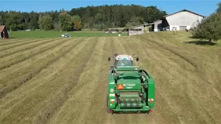 Silorundballen mit Lohnunternehmen Schärer