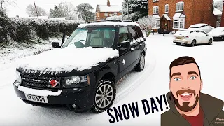 SNOW DAY!  In the CHEAPEST 4.4 TDV8 Range Rover L322 in the UK!