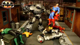 McFarlane DC Multiverse Justice Buster Batman Armored Suit Megafigure Endgame Action Figure Review