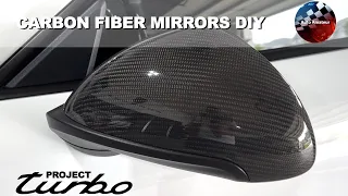 Carbon Fiber Mirrors Install DIY - Porsche 911