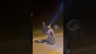Sur-Ron professional stunt riding