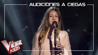 Adriana Tonda canta 'Never enough' | Audiciones a ciegas | La Voz Kids Antena 3 2019