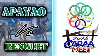 APAYAO vs BENGUET || CARAA MEET 2024