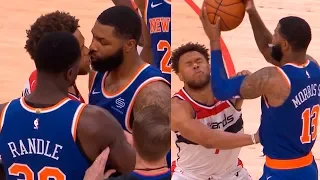 Marcus Morris gets ejected after hits Justin Anderson in the head with the ball