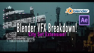 Blender 3d VFX Breakdown: HK City Set Extension(Full Tutorial coming soon!)