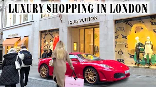 LUXURY SHOPPING IN LONDON👜👠 | Mayfair London Walking Tour 2023