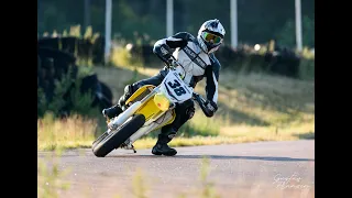 Trackday RMZ 450 Supermoto! | 4K | Raw Engine Sound | Gopro |