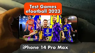 Efootball 2023 on iPhone 14 Pro Max ios 16.4.1
