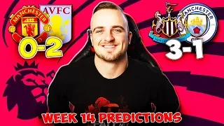 My Premier League 2019/20 WEEK 14 PREDICTIONS!