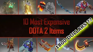 DOTA 2 MOST EXPENSIVE COSMETIC ITEMS in 2021 | With Previews, Pricing & Listings