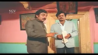 Vajramuni Insults Head Master Sundar Krishna Urs | Goonda Guru Kannada Movie Scene | Ambareesh