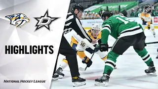 Predators @ Stars 3/21/21 | NHL Highlights