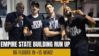 Empire State Building Run Up IG Live with Gym Mafia and On Running Crew