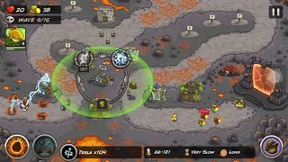 Kingdom rush - How to pass PIT OF FIRE (3 stars)