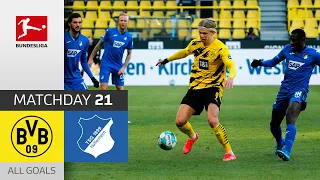 Haaland saves BVB in 4-Goal Thriller! | Borussia Dortmund - Hoffenheim | 2-2 | All Goals | MD 21