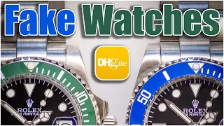DHGate - £45,000 of watches for £155.00 What Could Go Wrong? - 2no Fake Rolex Submariners