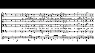 Franz Schubert - Die Nachtigall, D. 724 for Male Chorus & Guitar
