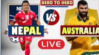 Nepal Vs Australia Football Live Match / Nepal Football Match / FIFA World Cup 2022 Qualifier