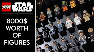 My 8000$ Worth COMPLETE LEGO Star Wars Minifigures Collection!