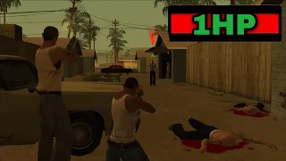 GTA SAN ANDREAS С 1HP! (до финала)