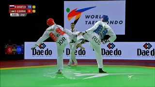 World Taekwondo Grand-Prix Moscow 2018. M - 80. Финал. KHRAMTCOV-ELSHARABATY