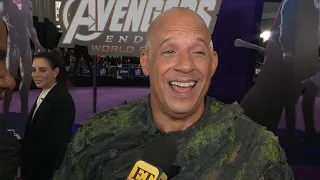 Avengers: Endgame Premiere: Vin Diesel FULL INTERVIEW (Exclusive)