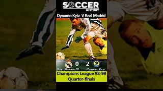 Dynamo Kyiv 2-0 Real Madrid | Champions League 1998/1999