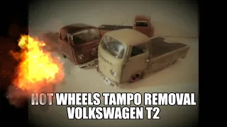 HOT WHEELS TAMPO REMOVAL ( DECAL REMOVAL )