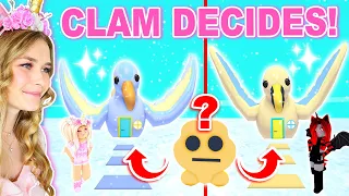 CLAM DECIDES What We BUILD In Adopt Me! (Roblox)