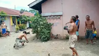 Boxing sa barangay Matira ang matibay ||TEAM LABUGAY