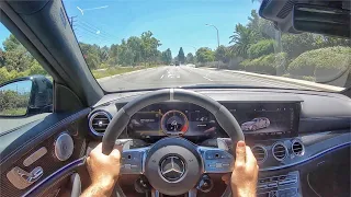 2020 Mercedes-AMG E63 S Wagon POV Test Drive (3D Audio)(ASMR)