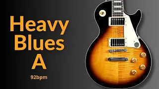 Heavy Blues Groove Guitar Backing Track in A Major