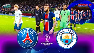 PES 2021 - PSG vs MANCHESTER CITY - UEFA Champions League UCL 2021 - Gameplay PC