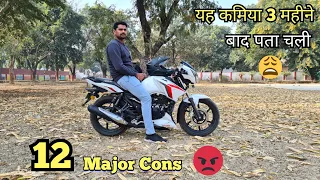 TVS Apache 160 2V 12 MAJOR CONS  | apache 160 disadvantages | tech auto