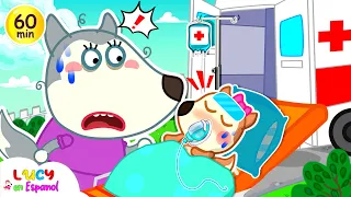 La bebé Lucy tiene un boo boo - Primera Vez en el Hospital - Historias divertidas 🌈 @LucyEnEspanol