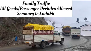 Zojila Update Today -  6 April 2023 - Traffic Movement Allowed from Sonamarg Towards Kargil