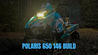 POLARIS 650 146 KHAOS SNOWMOBILE BUILD