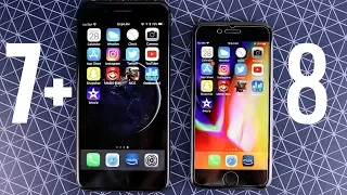 iPhone 7 Plus vs iPhone 8 Speed Test!