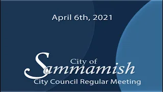 April 6th, 2021 - City Council Meeting