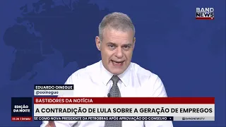 Eduardo Oinegue: A contradição de Lula sobre a geração de empregos