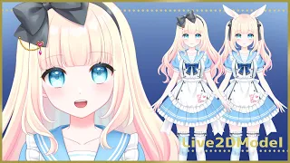 【Live2D】Vtuberモデル【サンプル】