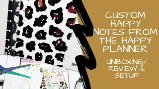 Custom Happy Notes | Unboxing | Review | The Happy Planner | MAMBI
